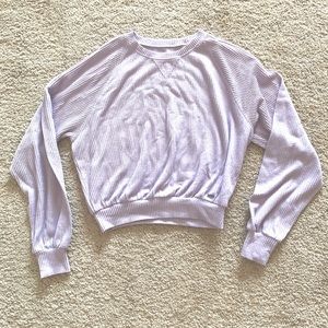 Hollister Lavender Cropped Sweater